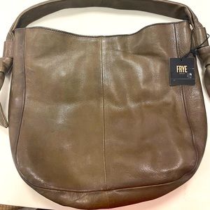 Frye shoulder bag! Green color, new with tags!